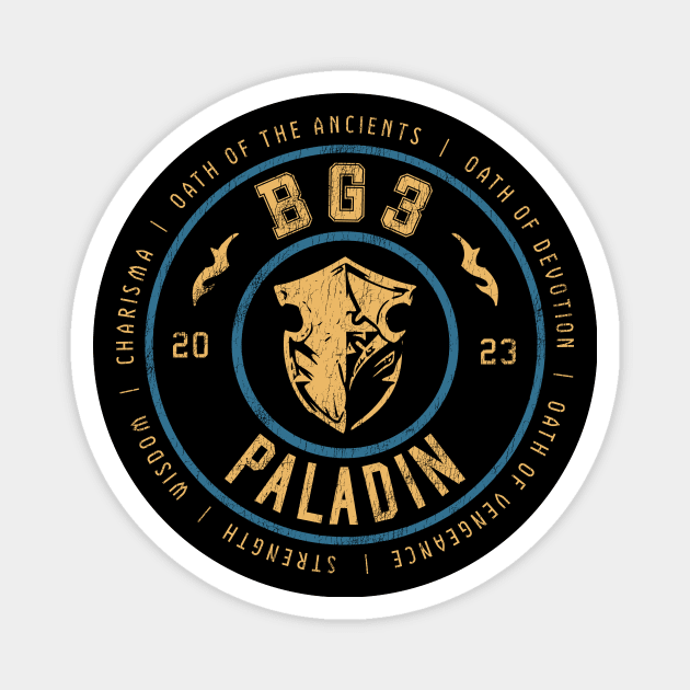 Baldur's Gate 3 Paladin Magnet by StebopDesigns